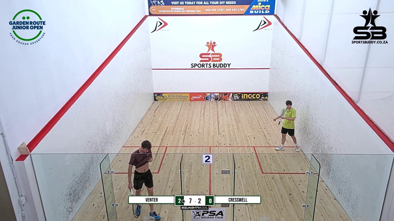 2025-10-12 | Court 2 | 2025 Garden Route Junior Open and SA Nationals U23 PSA