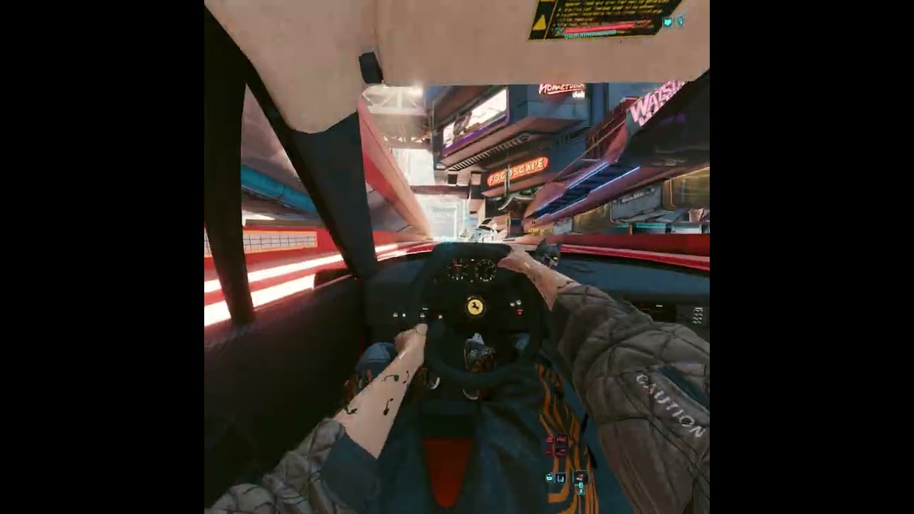 Cyberpunk 2077 VR Test Gameplay 5090 PSVR2 4K MAX GRAPHICS CP2077