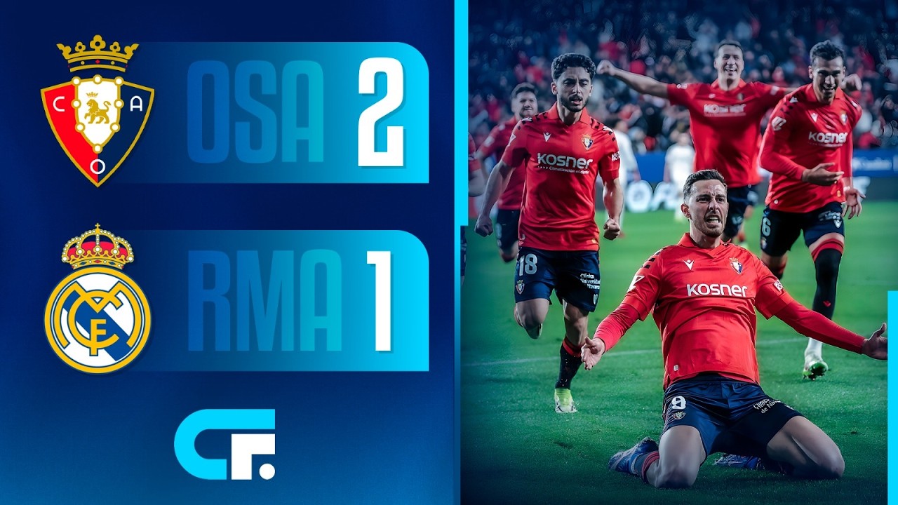 ✅ Osasuna vs Real Madrid [En Vivo] 🏆 La Liga de España - Fecha 25