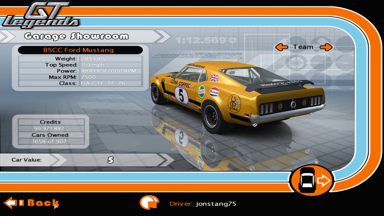 GT Legends Car Mods