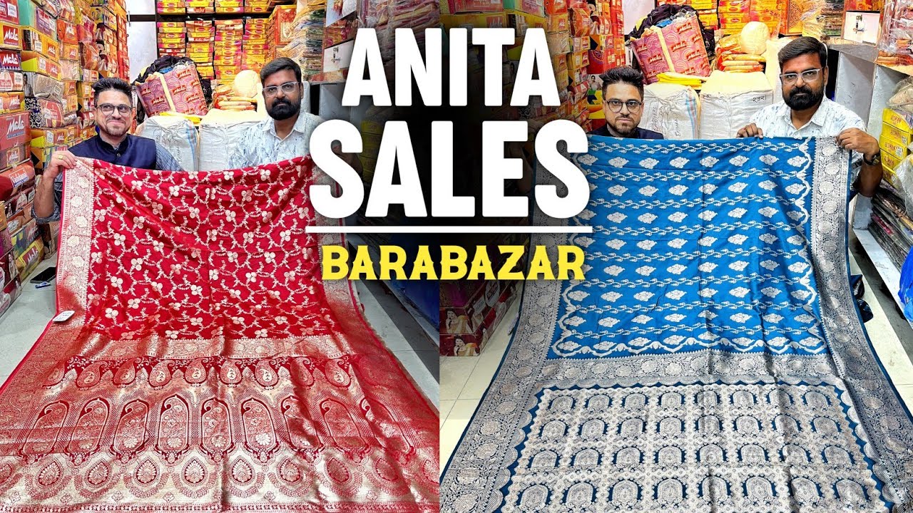 Biggest Fancy Silk & Box Packing Saree Wholesaler in Kolkata // Barabazar Saree Wholesale Market