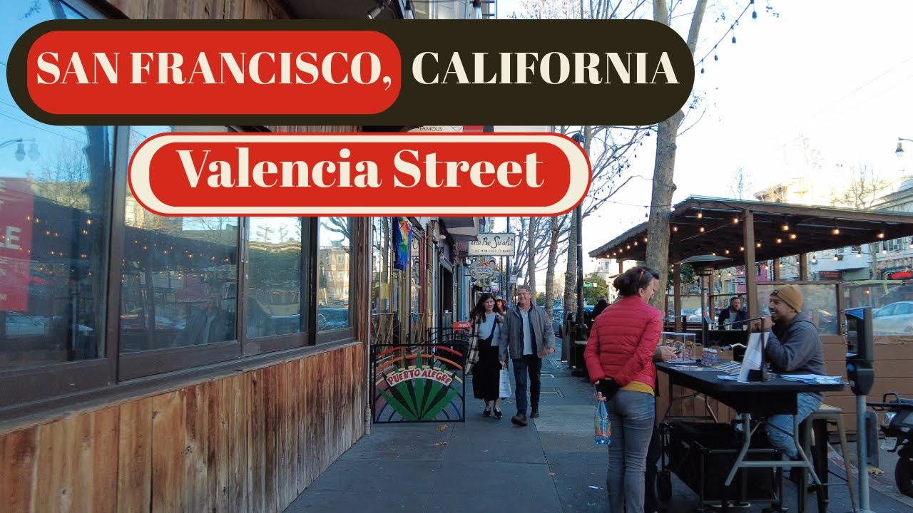 [4K] San Francisco, California Walk: VALENCIA STREET