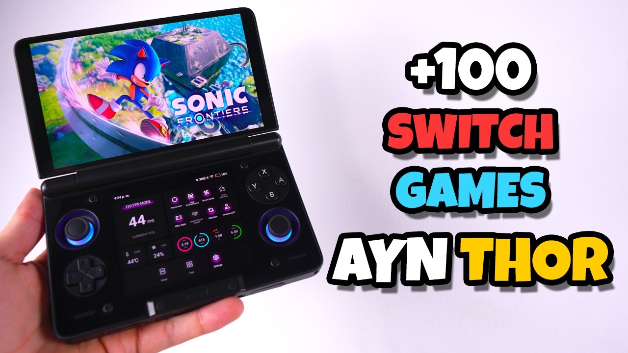 PROBAMOS 100 Juegos de Switch🔥en la AYN THOR | Parte 2