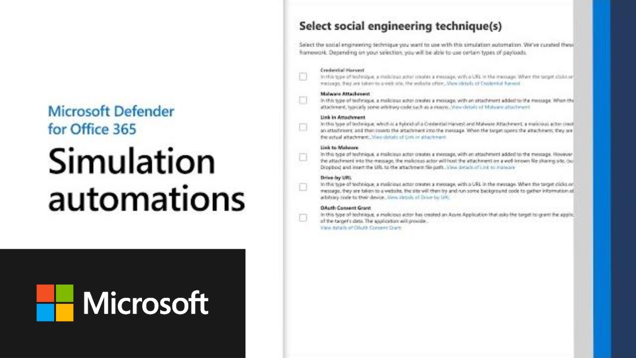 Get started with simulation automations | Microsoft Defender for Office 365
