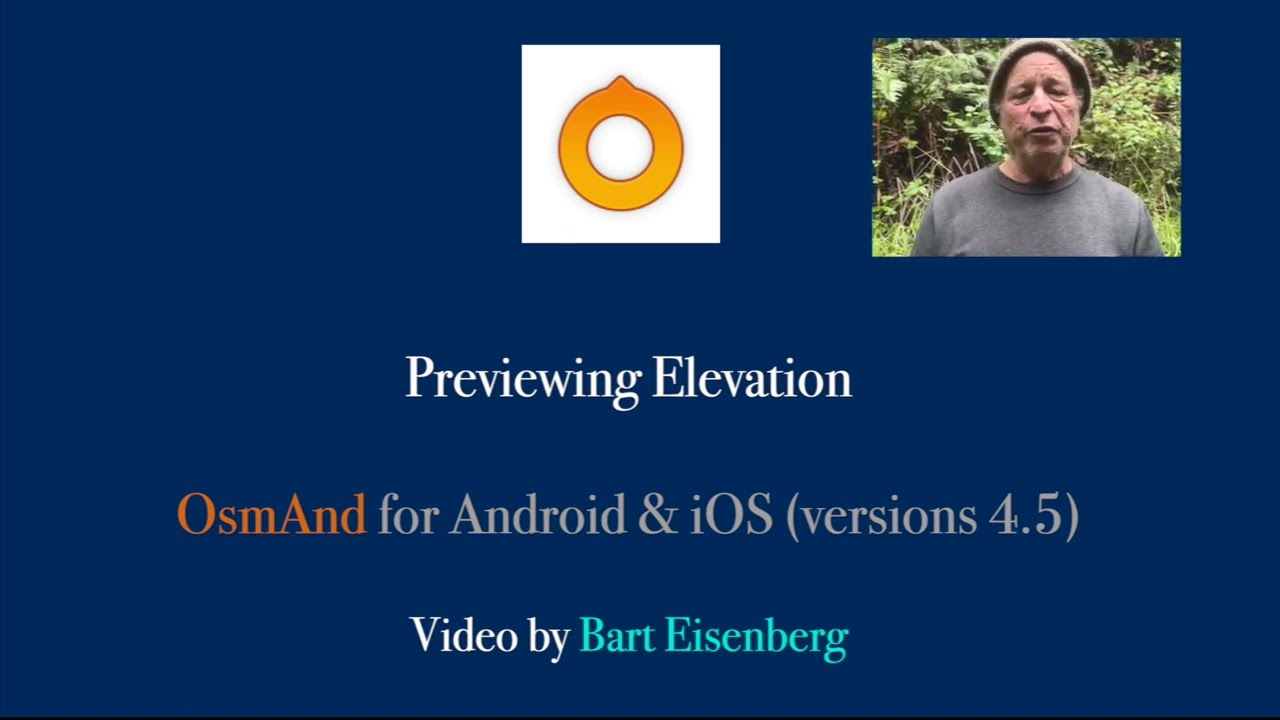 Previewing Elevaton: OsmAnd for Android & iOS (versions 4.5)