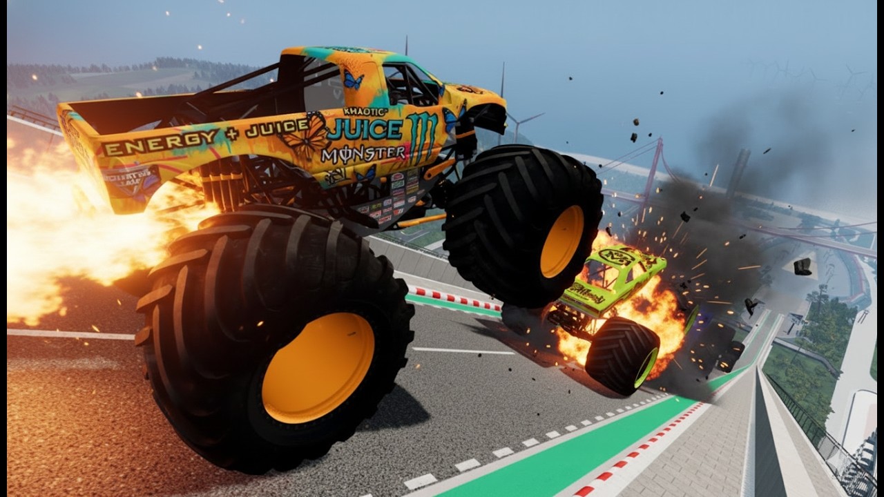 LIVE 0165 | Random Car - Epic Car Jumps & Crashes - BeamNG.Drive
