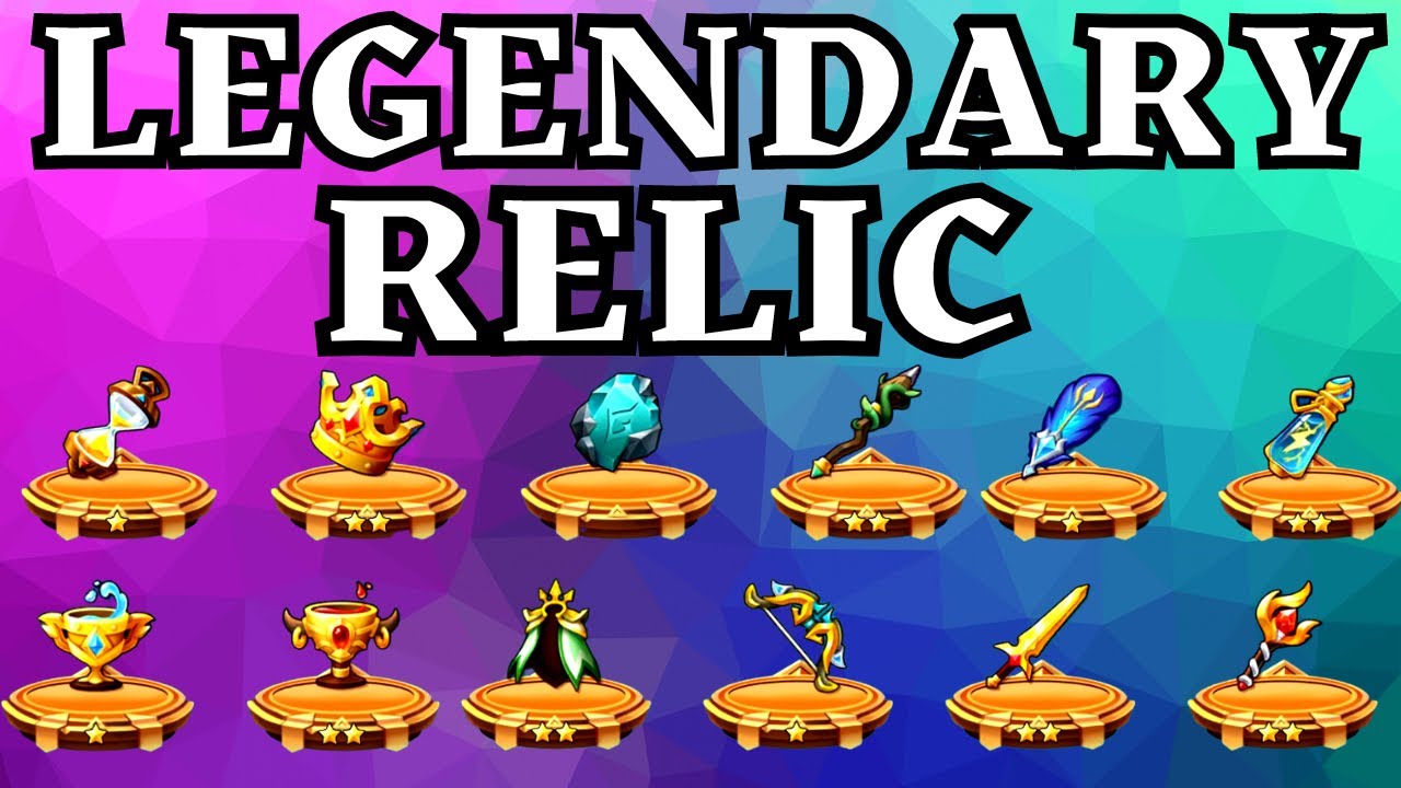 ARCHERO: TOP LEGENDARY RELIC AND ALL LIST LEGENDARY RELIC