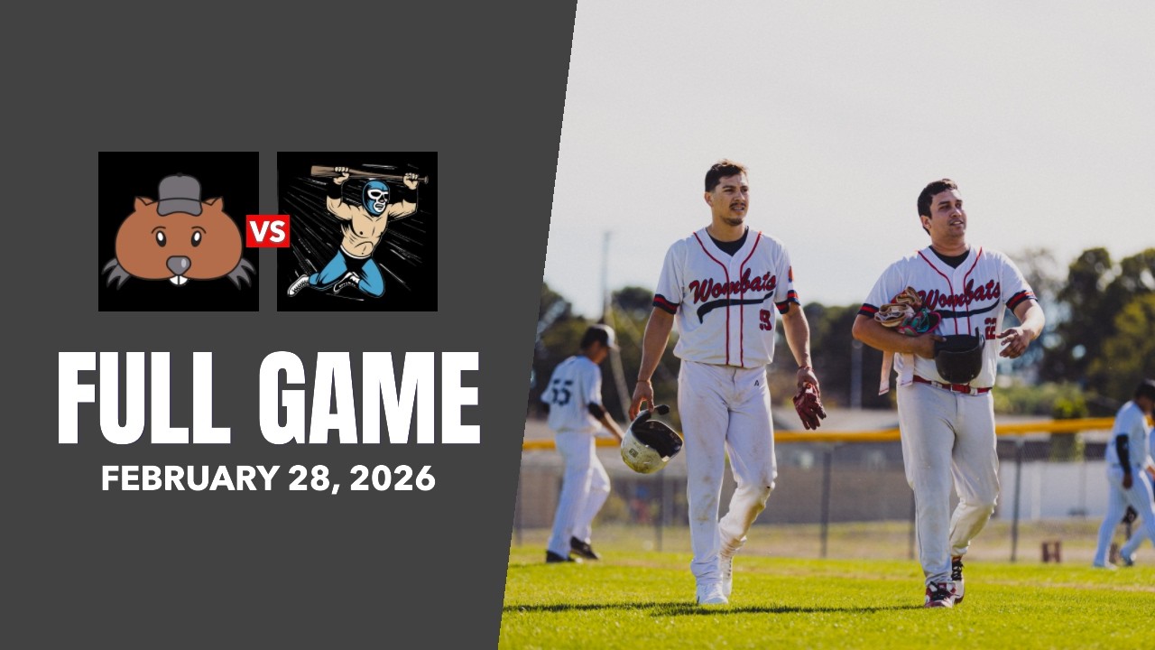 2026 SDABL Saturday 18AAA Spring Opening Day | Wombats @ Luchadores