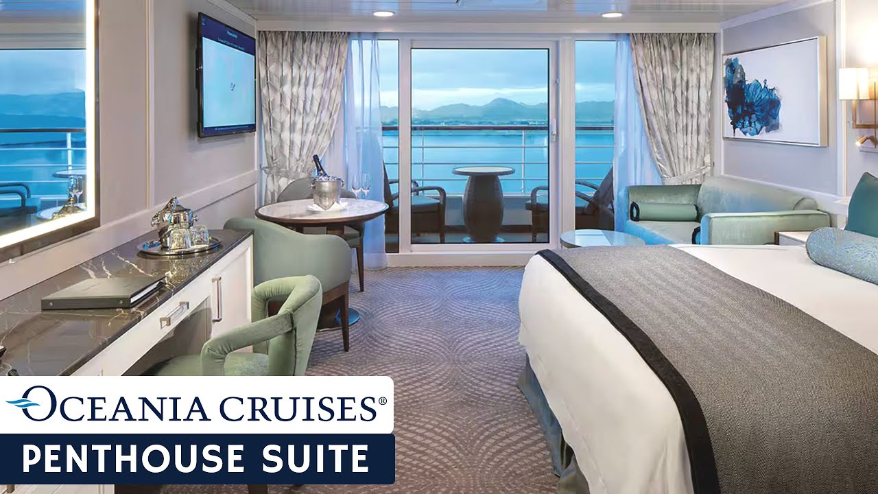 Oceania Insignia | Penthouse Suite Full Walkthrough Tour & Review | 4K