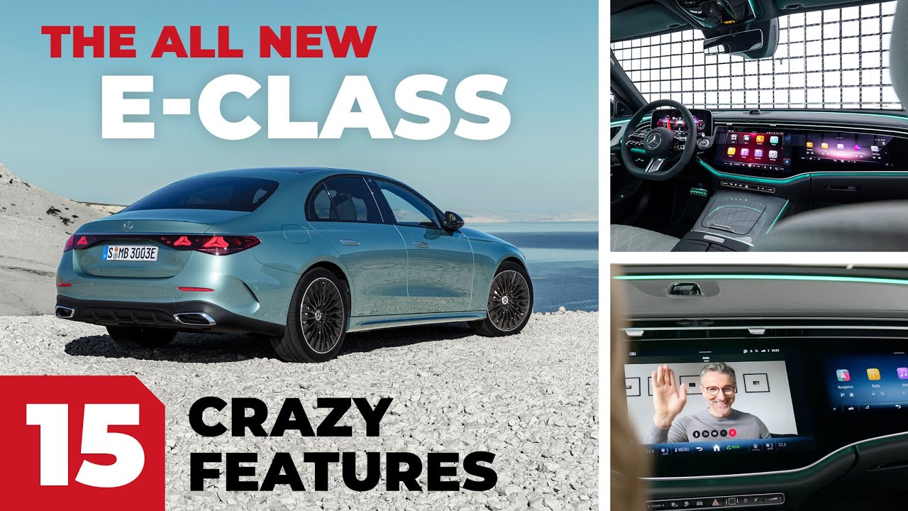 15 БЕЗУМНЫХ функций НОВОГО Mercedes E-CLASS