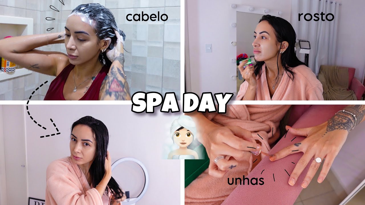 SPA DAY EM CASA: Dando um trato!  - cabelo, rosto e unhas