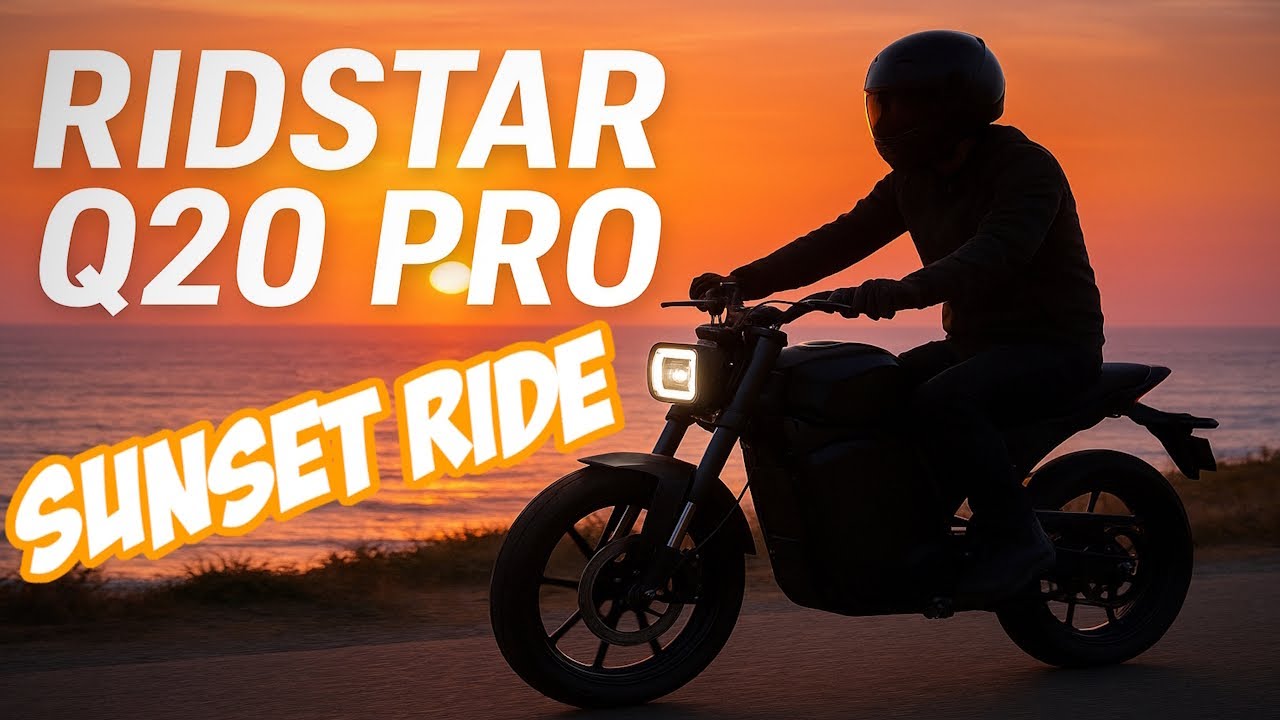 Ridstar Q20 Pro | Sunset Vibes! POV RIDE