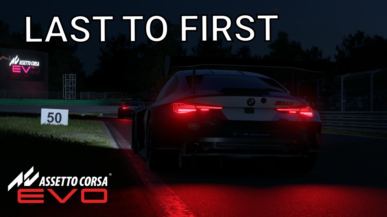 Monza Night Race With BMW M4 GT3 Evo | Assetto Corsa EVO