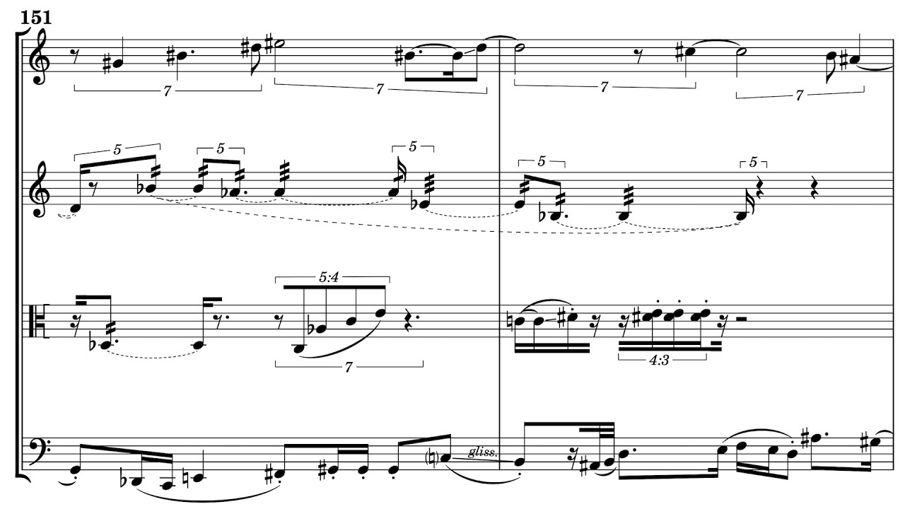 the enormous room for string quartet and live processing [w/ score]