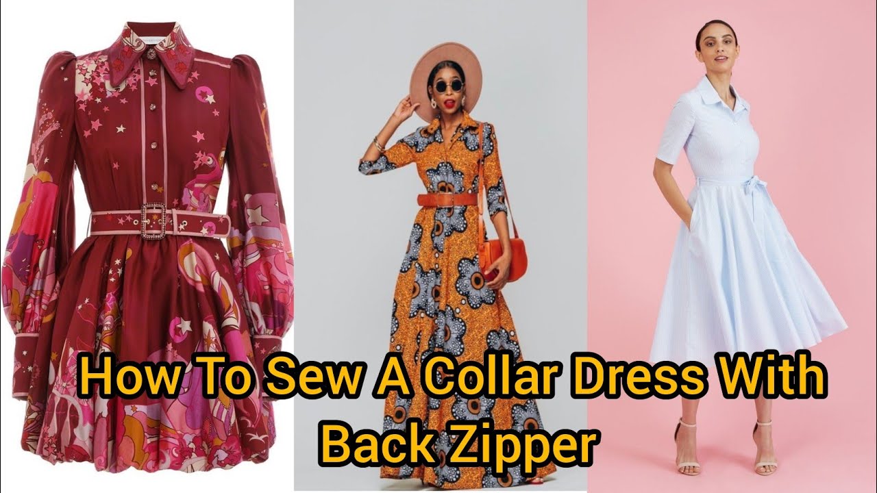 How To Make A shirt Dress With Back Zipper