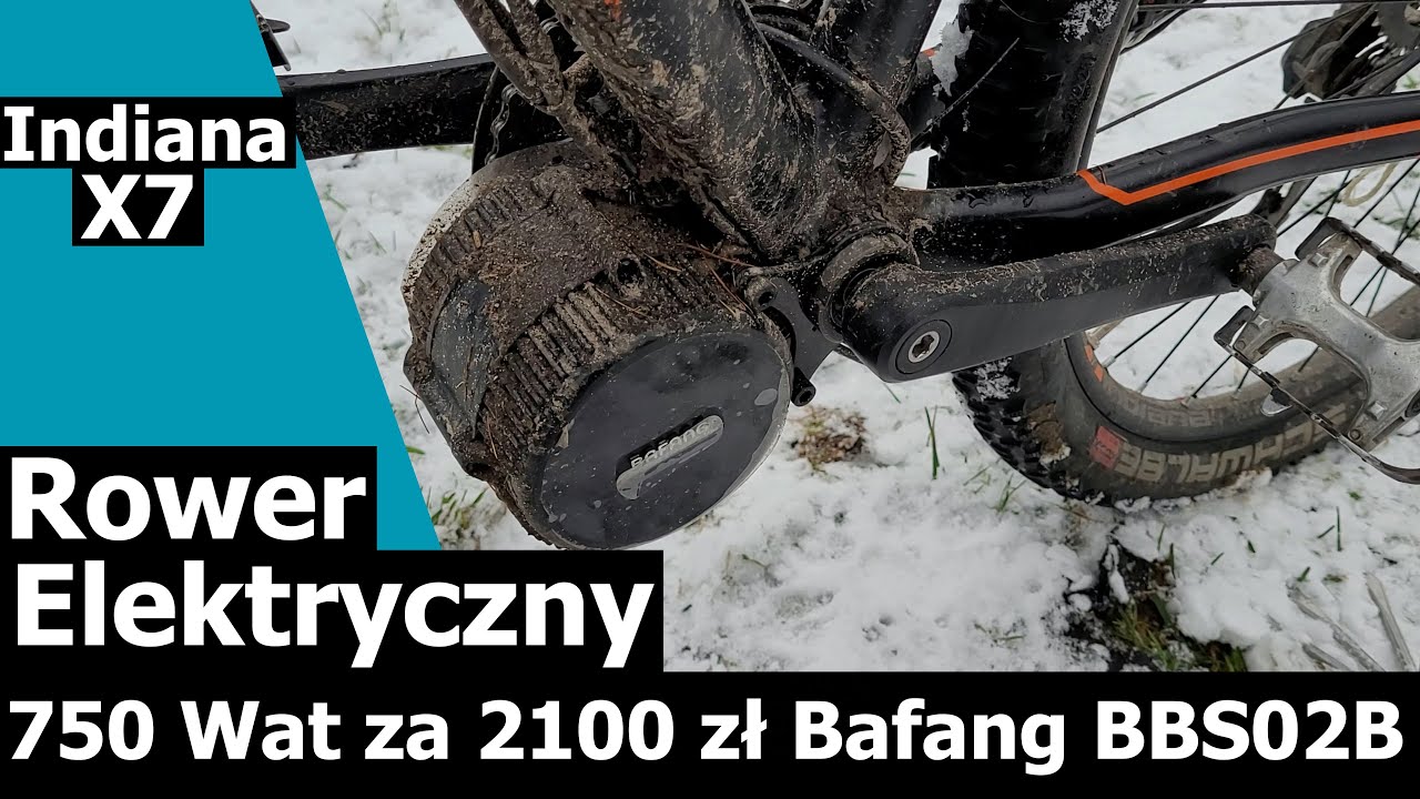Indiana X7 z centralnym silnikiem Bafang BBS02B - 750 Wat&oacute;w za 2100 zł. Pierwsze wrażenia