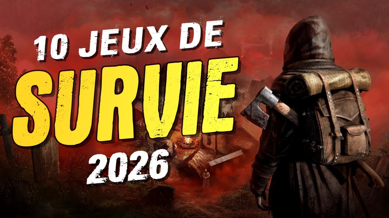 10 JEUX de SURVIE et de CONSTRUCTION pour 2026 | Jouez en Solo ou en Coop et gérez vos ressources !