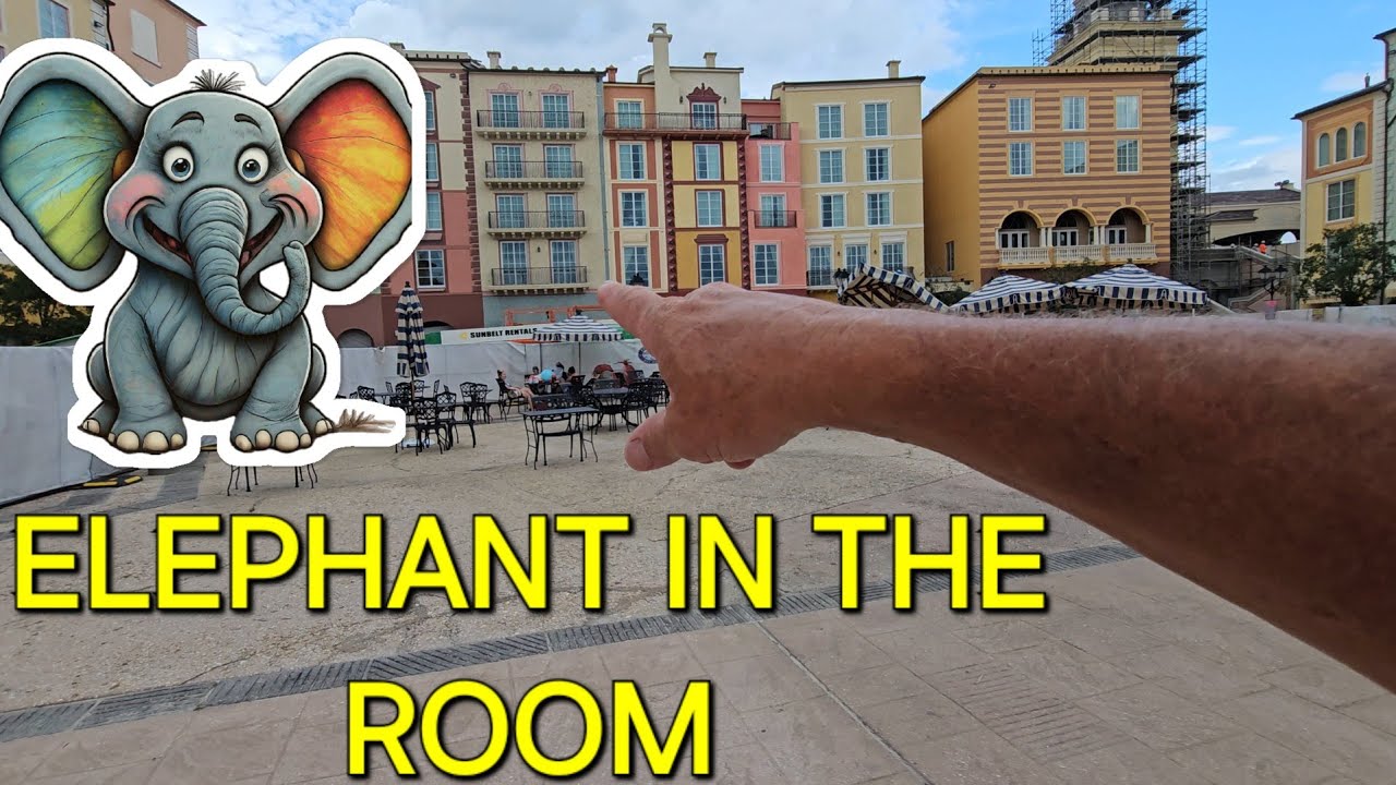 Portofino Bay Resort Orlando July Update The Elephant in the Room