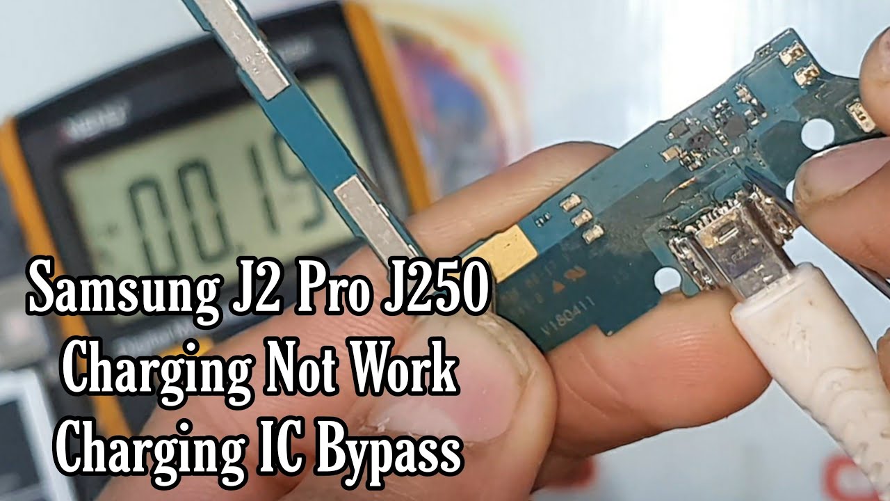 Samsung J2 Pro J250 Charging Not Work FiX Charging IC Bypass Jumper