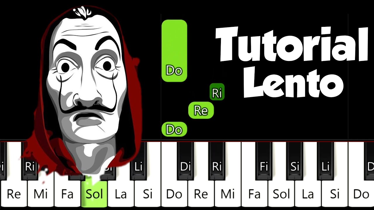 COMO TOCAR Bella Ciao en Piano 💸 FACIL 💰 Tutorial con Notas | La Casa de Papel