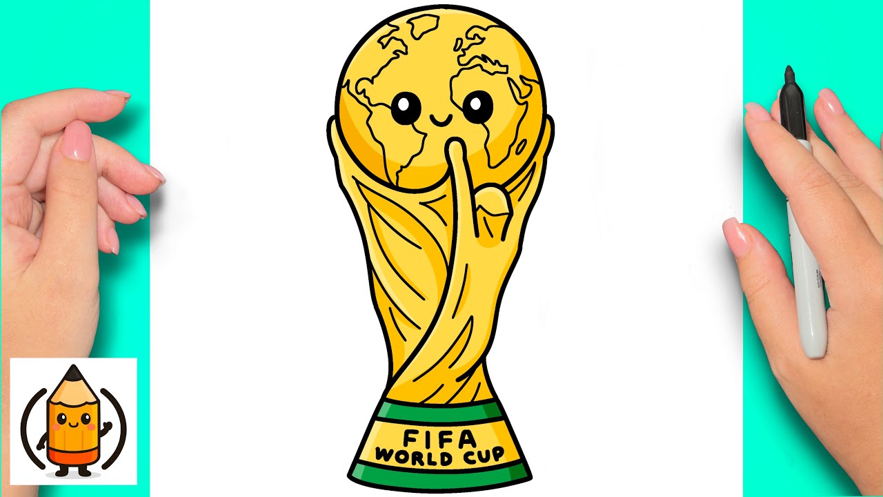 How To Draw A FIFA World Cup Trophy 