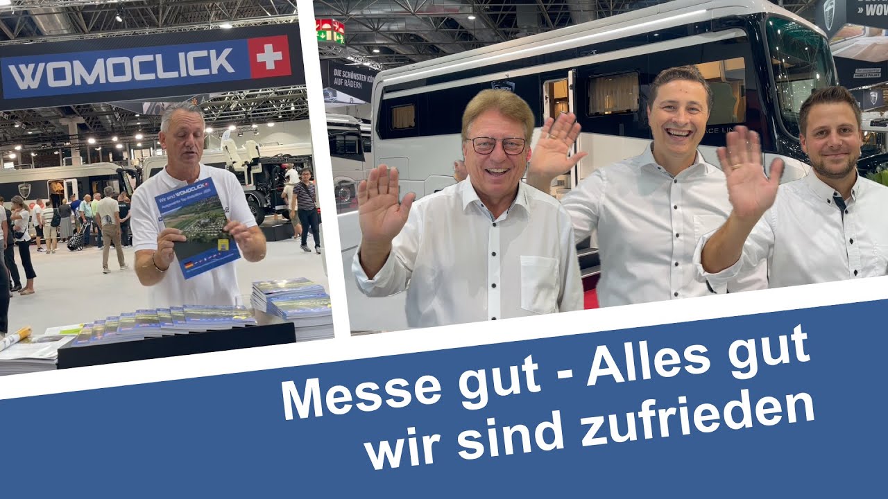 WOMOCLICK & MORELO bestreiten den Caravan Salon Düsseldorf mit Erfolg und Zufriedenheit.