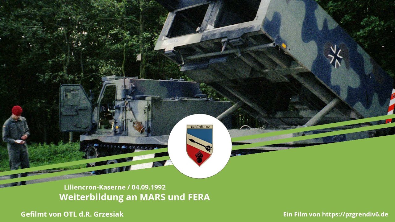 RakArtBtl 62 - Weiterbildung an MARS und FERA (1992)