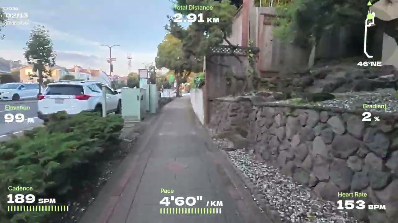 2/13/2026 Interval Run Around the Neighborhood