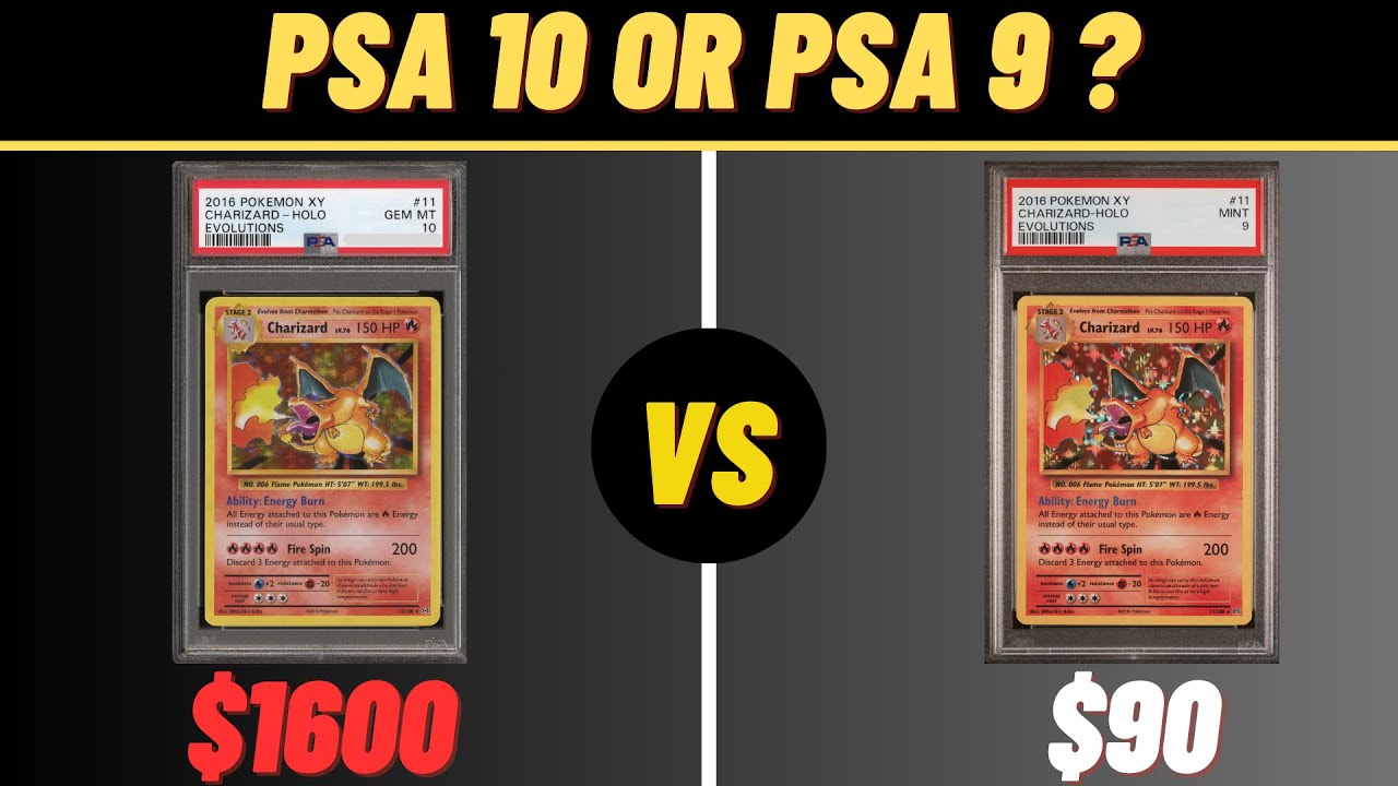 PSA 9 против PSA 10 — почему я коллекционирую и вкладываюсь в карточки покемонов PSA 9