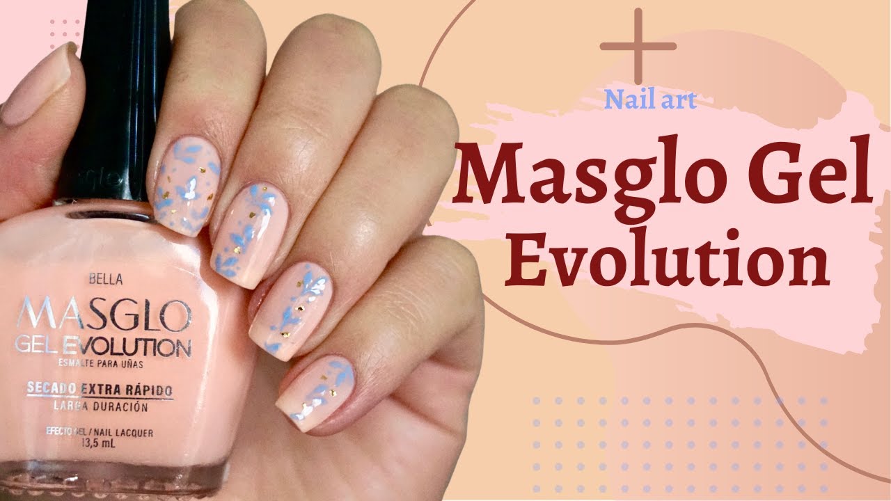 Nail art sutil con Masglo Gel Evolution