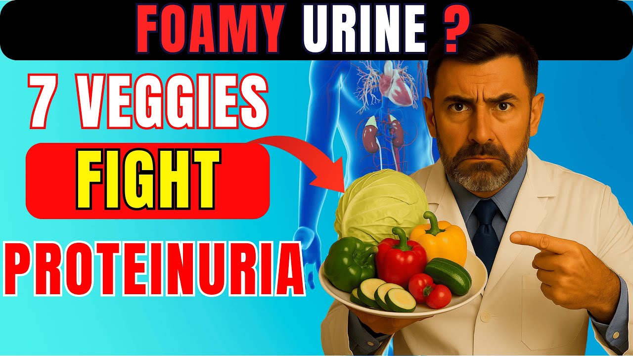 Foamy Urine: 7 Vegetables That Reduce Proteinuria & Protect Kidney Health