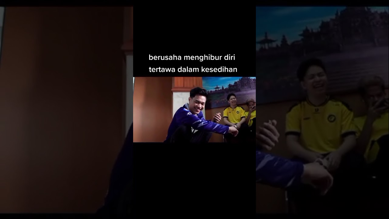 EVOS WANNN BERUSAHA MENGHIBUR DIRI TERTAWA DALAM KESEDIHAN 😁