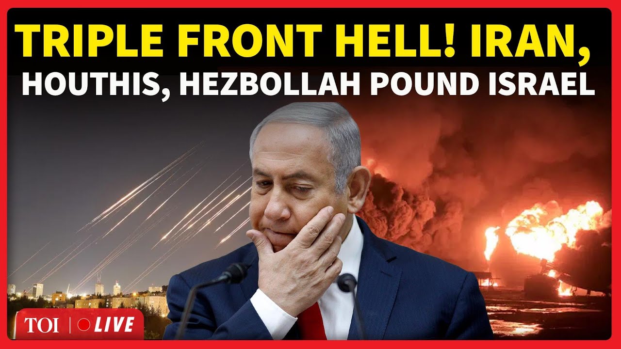 Iran, Houthis, Hezbollah RAIN HELL On Israel In JOINT ATTACK; Missiles BATTER IDF From All Sides