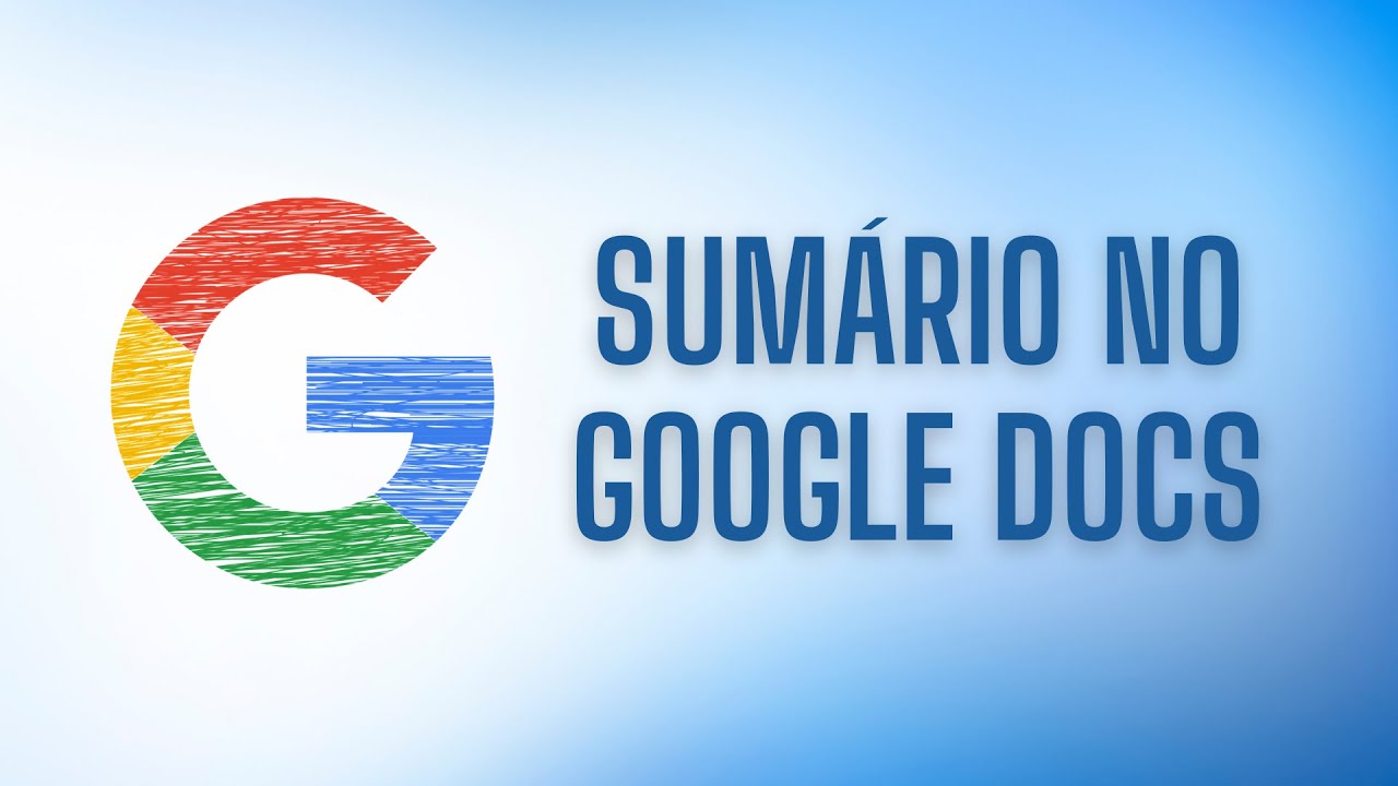 COMO INSERIR SUM&Aacute;RIO NO DOCUMENTO DO GOOGLE DOCS 2021 - Aula 8