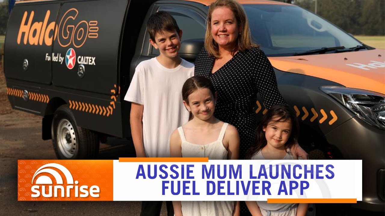 Australian mum launches fuel deliver app | Sunrise