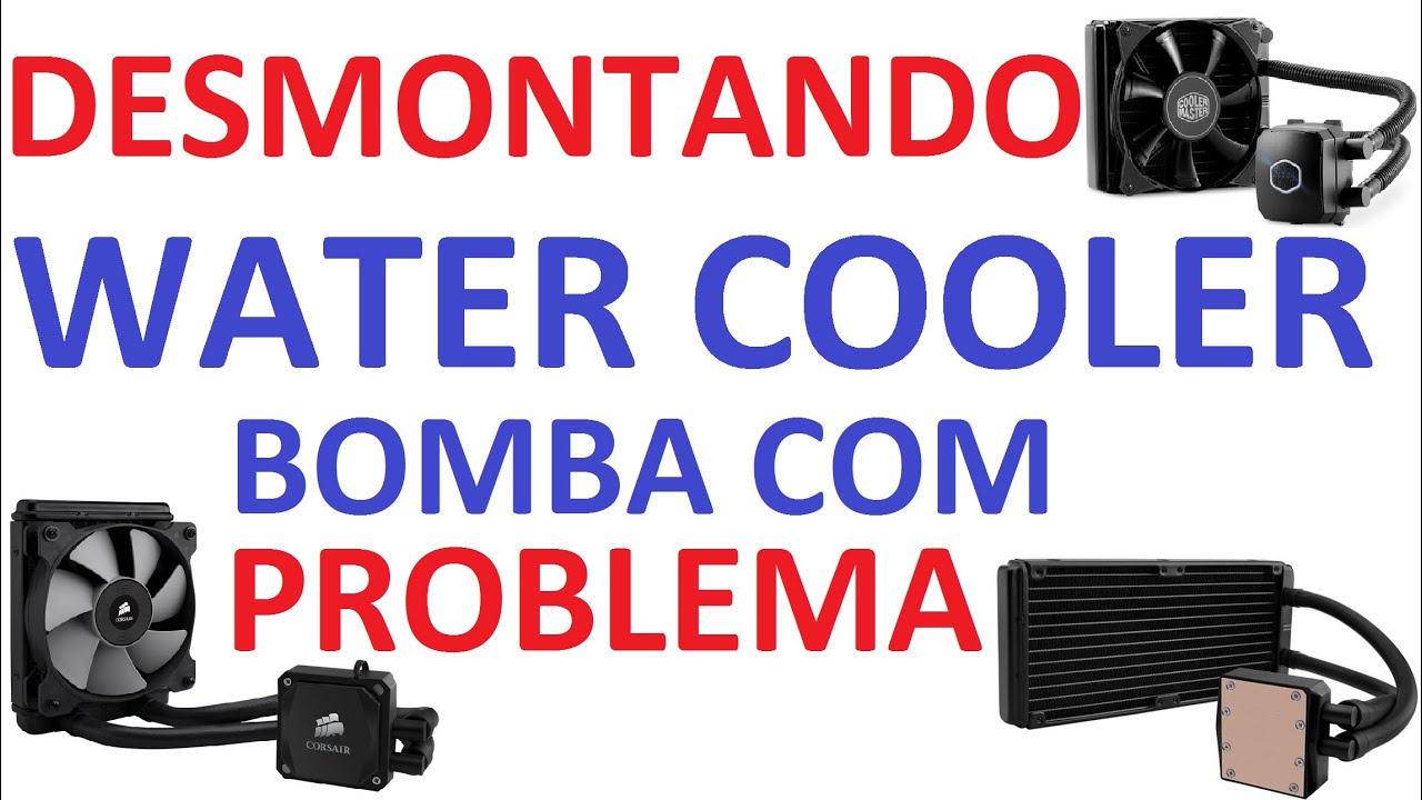 Desmontando water cooler corsair, bomba não estava funcionando!