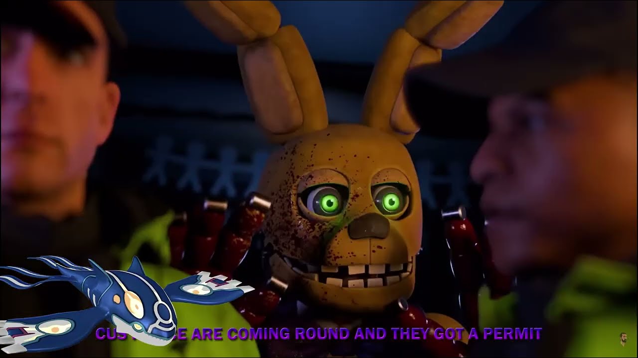 reacting to willaim afton (springtrap)sings a song