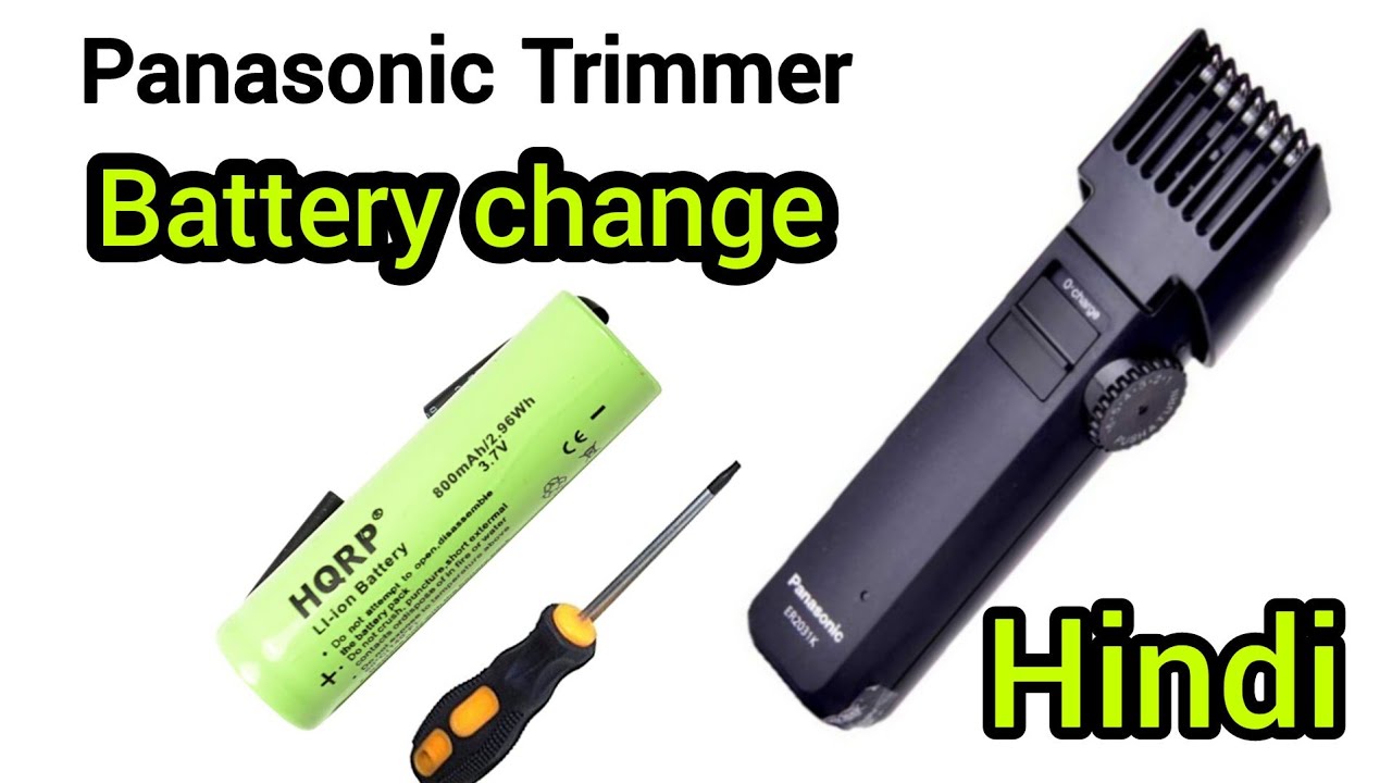 How to repair panasonic hair trimmer | Panasonic trimmer battery change | Panasonic trimmer repair