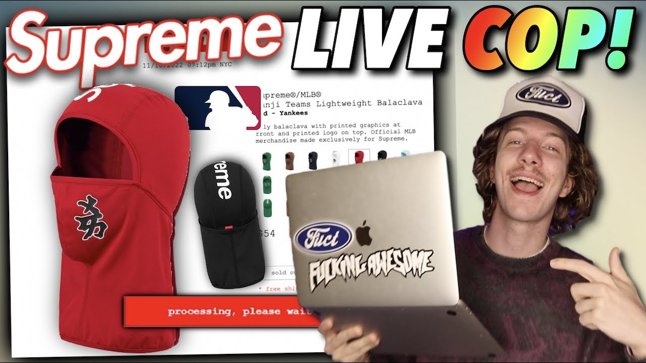 DID WE COP THE BALACLAVA? Supreme MLB Live Cop (Week 11)