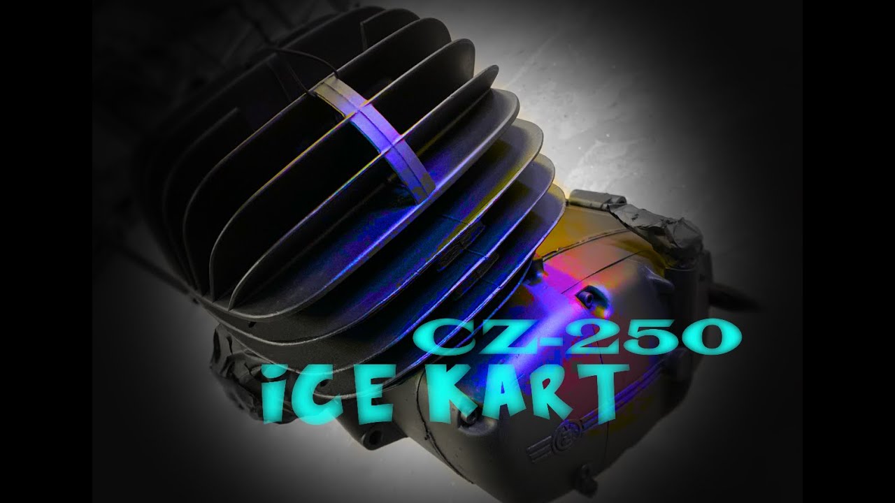 Ice Kart. Зимний карт. CZ-250. Мотор готов!)