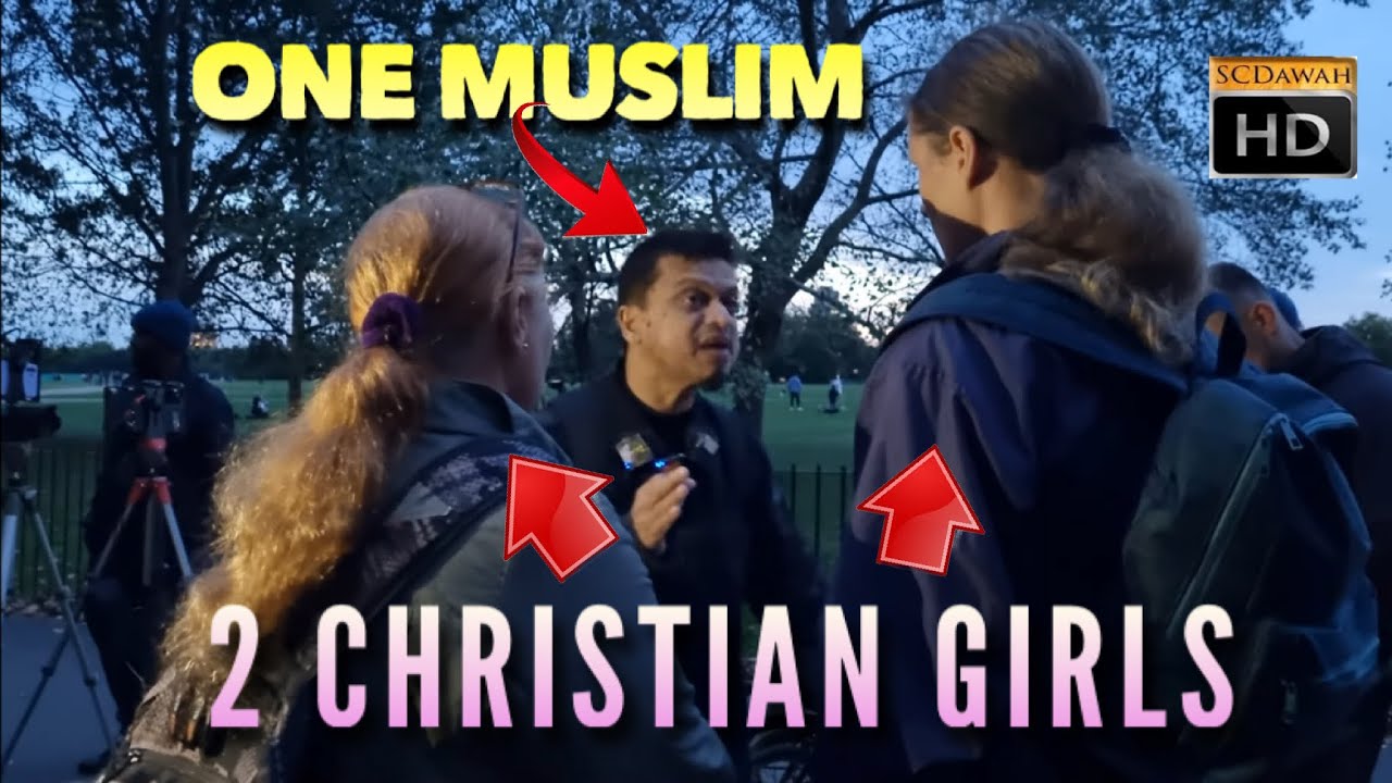 One Muslim Vs 2 Christian Girls? Mansur Vs 2 Christian Girls | Speakers Corner | Hyde Park