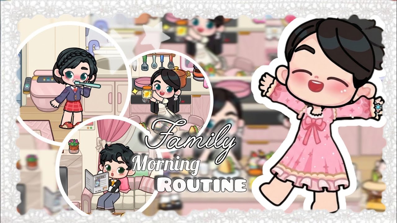 FAMILY morning routine | GAMEWORLD vlog | no talking (ASMR) | #gameworld 