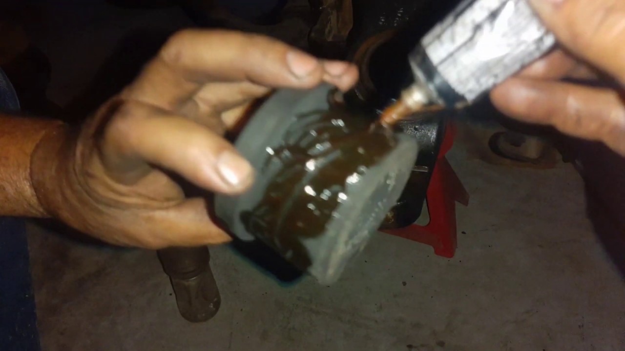 Instalação bucha antivibracao e retentor óleo f250 4x4 diferencial dianteiro