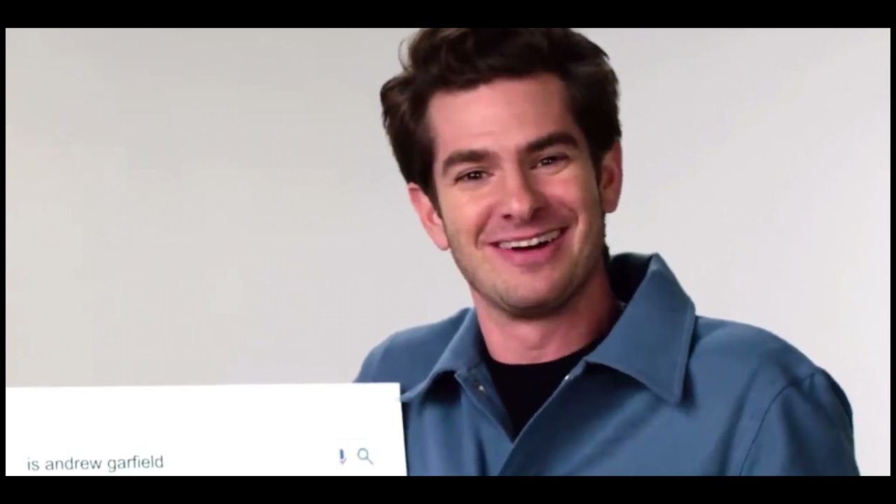 Andrew Garfield being nice for almost a minute and a half seconds