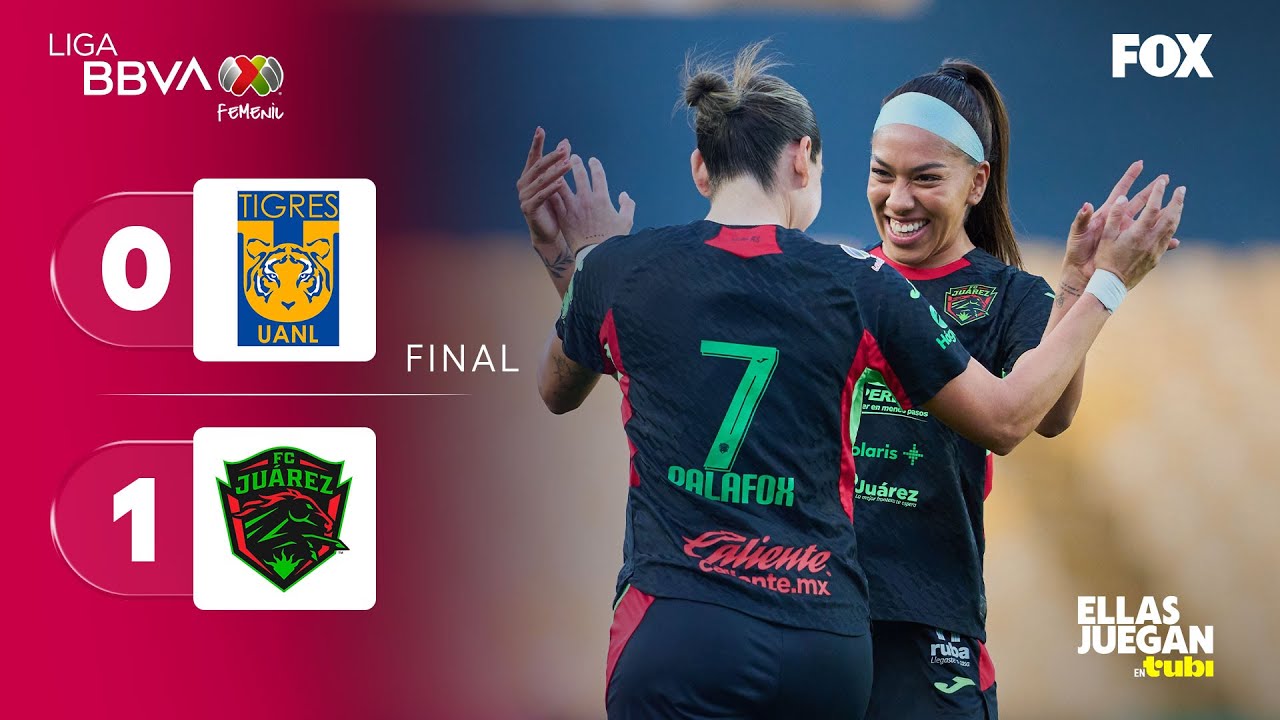 TIGRES 0-1 JUÁREZ | RESUMEN Y GOLES | LIGA MX FEMENIL | CLAUSURA 2026 | JORNADA 8