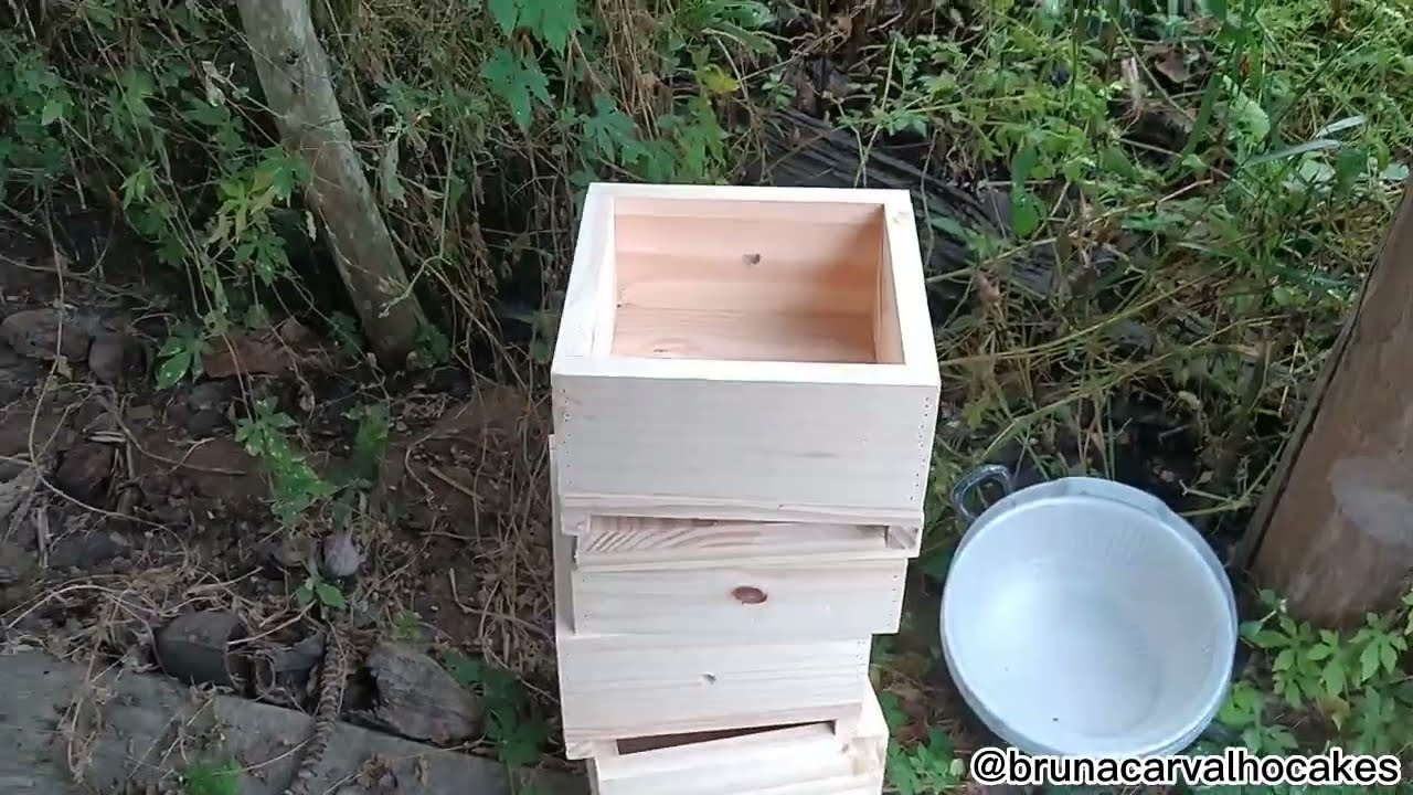 Cria&ccedil;&atilde;o de abelhas uru&ccedil;u, trocamos as caixas velhas