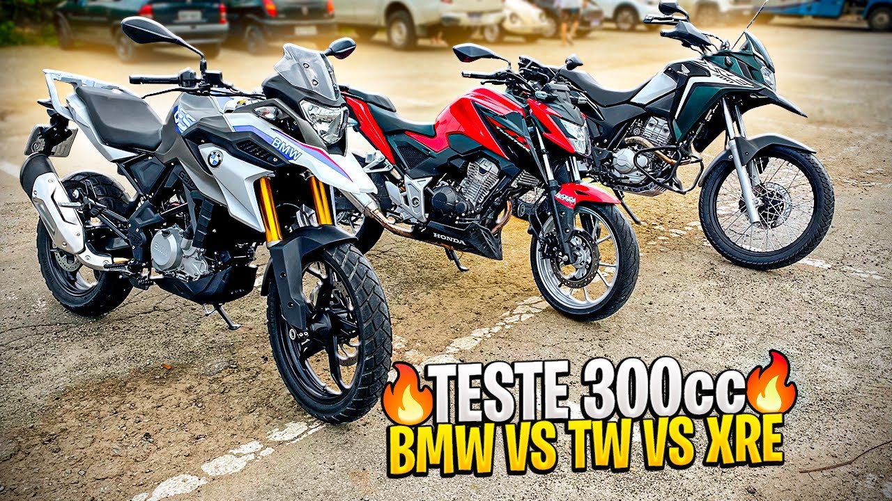 CB 300F TWISTER CONTRA UMA BMW G310 GS  E UMA XRE 300