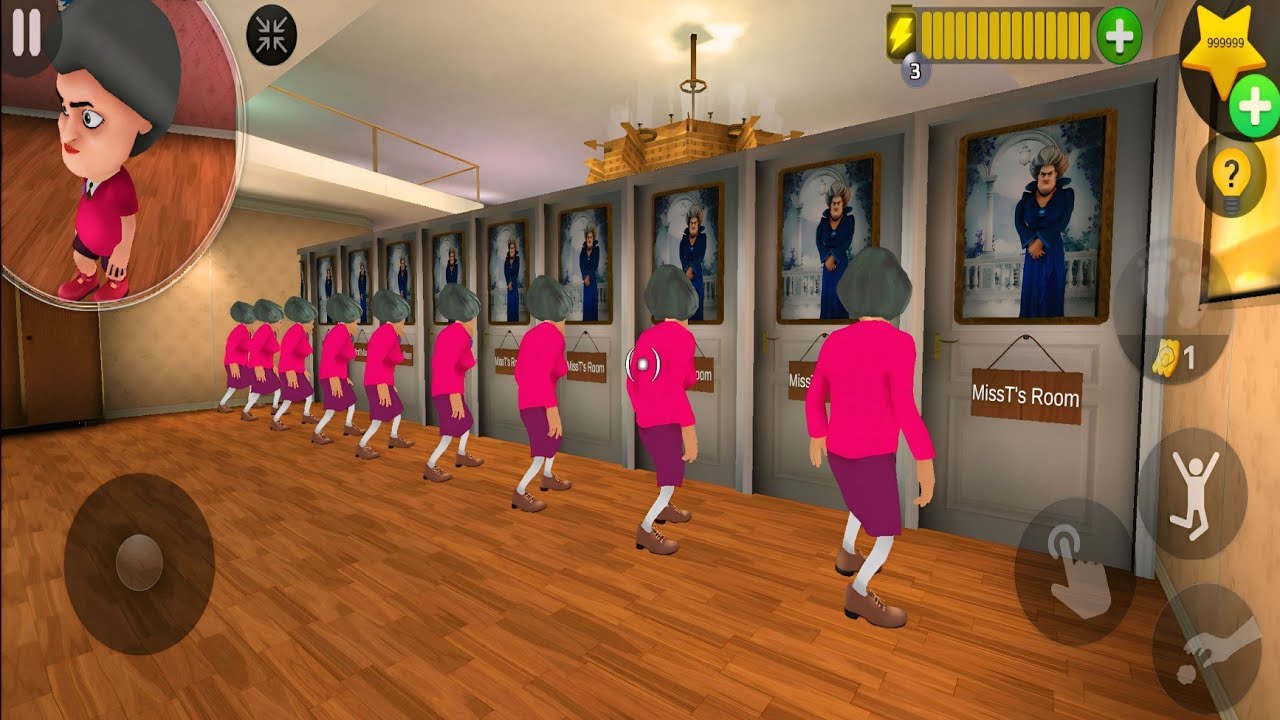 Scary Teacher 3D Multi Miss T Army Clones Prank Baby Teacher!