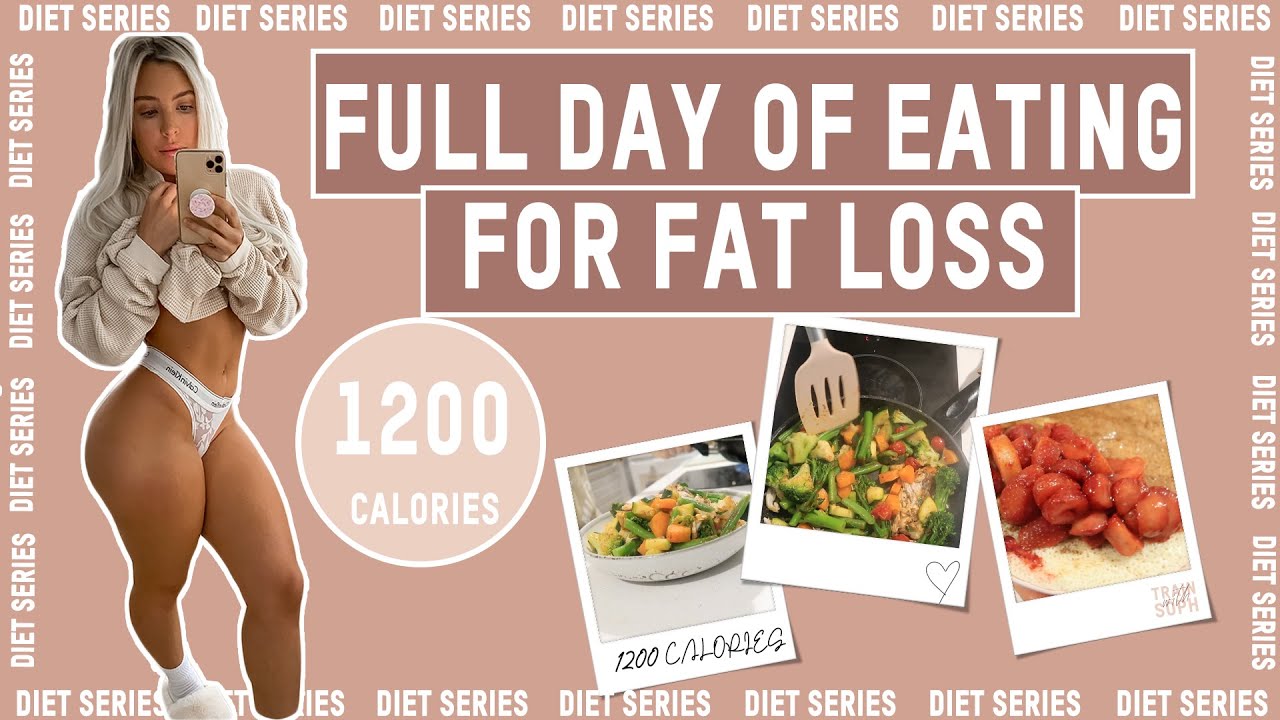 FULL DAY OF EATING 1200 CALORIES | Fat loss + dieting [Diet Series Ep. 9]
