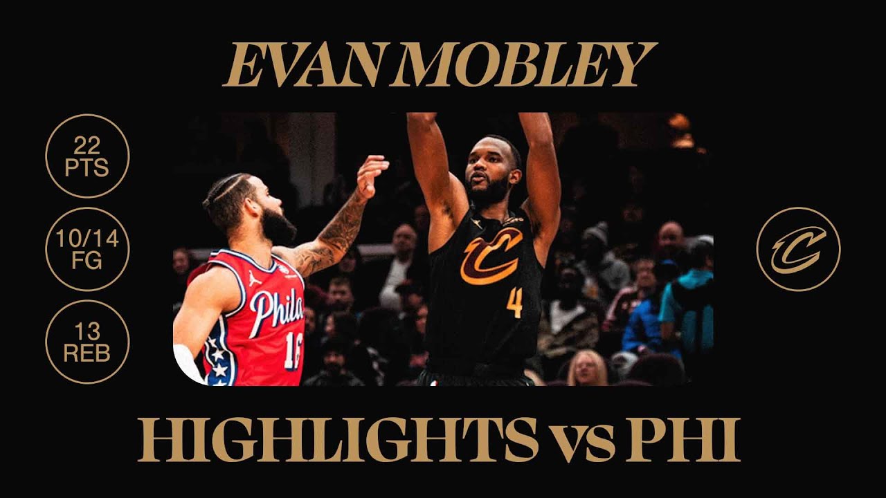 Cavs vs Sixers | Evan Mobley Highlights | 12.21.2024